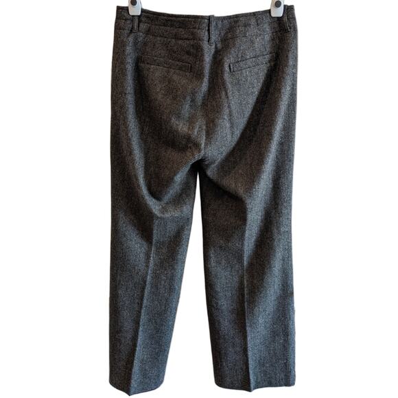 Eddie Bauer Wool Blakely Fit Herringbone Straight Leg Trousers Size 8 - Picture 3 of 6